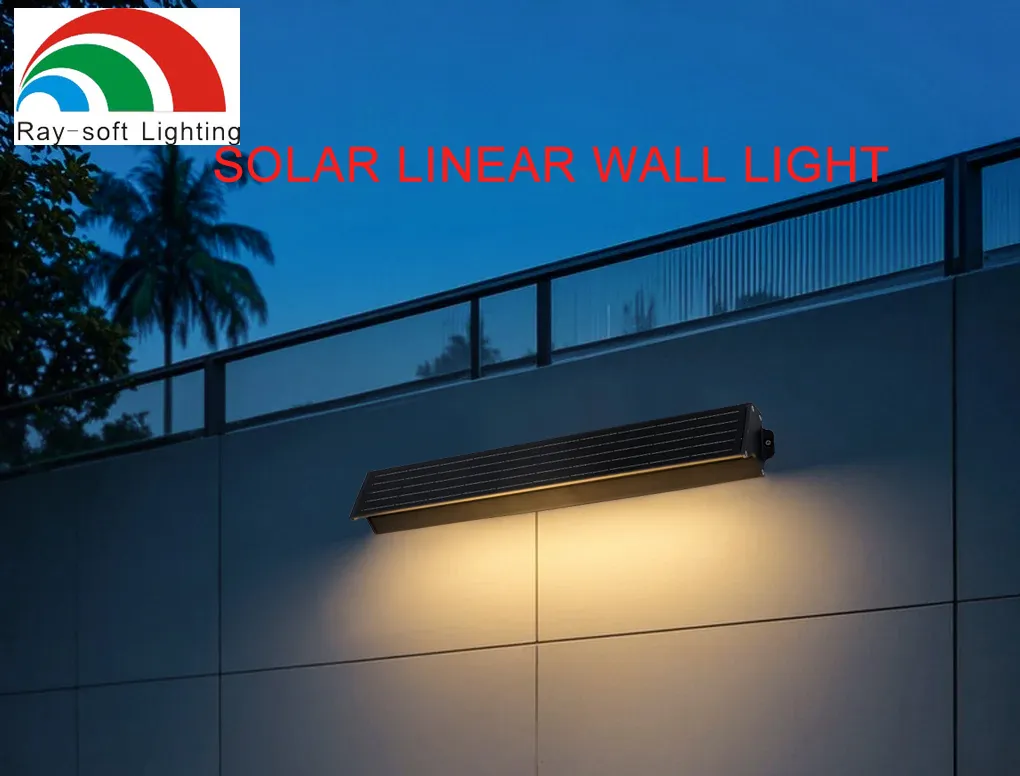 Iluminação Linear de Parede Solar