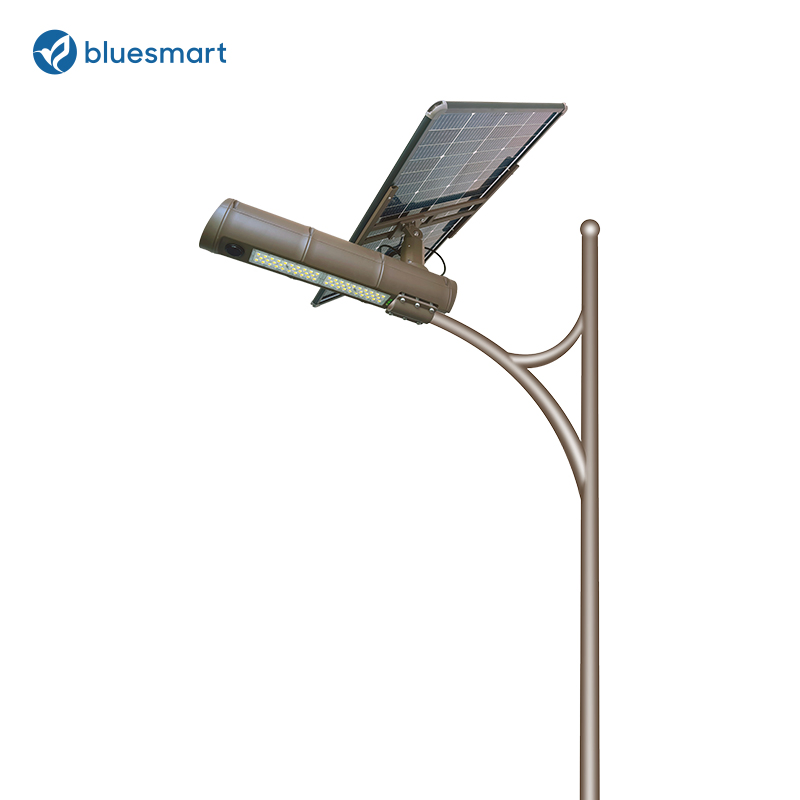 Iluminação Solar para Parque Industrial 80W Iluminação de Alto Mastro com Controle Inteligente de Telemetria