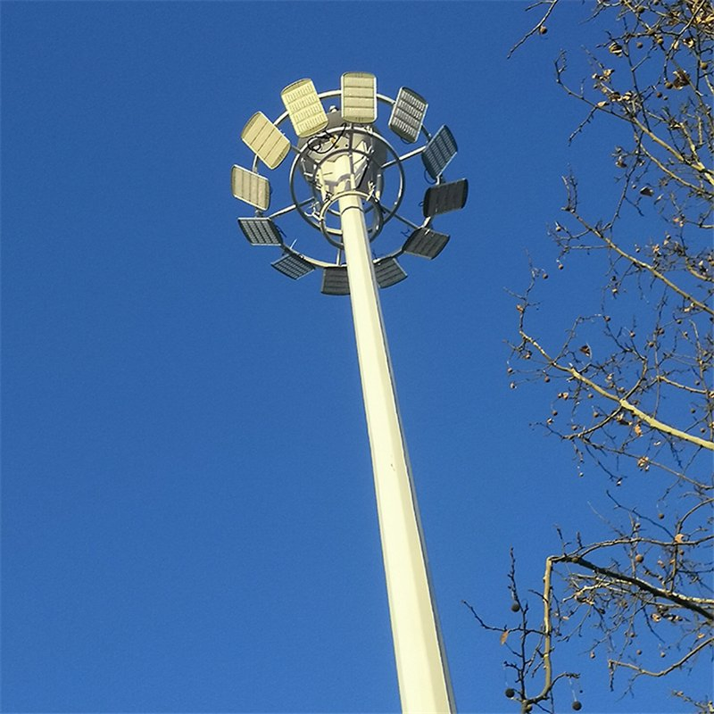 Fábrica 40/50m IP67 Estádio Projetado Rua Jardim Luz Solar LED Alto Mastro Iluminação