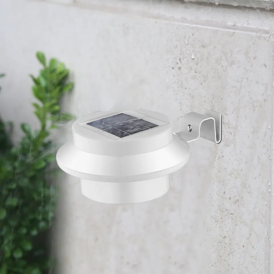 Lâmpada Solar Inteligente de Carregamento LED para Parede Externa Iluminação de Cerca de Vila