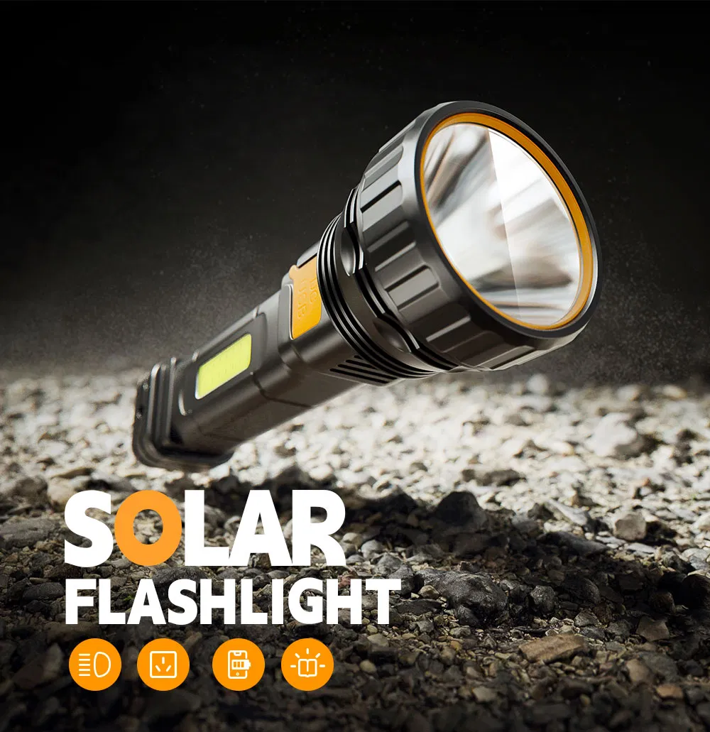 Lanterna Solar Recarga LED 4
