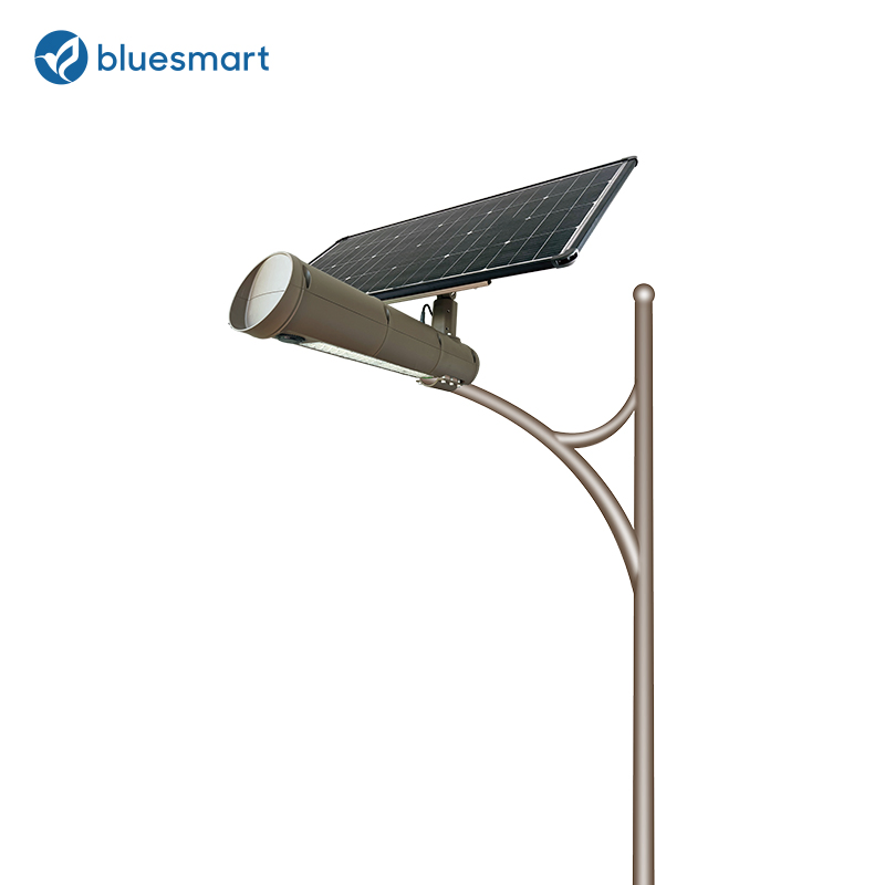 Iluminação Solar para Parque Industrial 80W Iluminação de Alto Mastro com Controle Inteligente de Telemetria