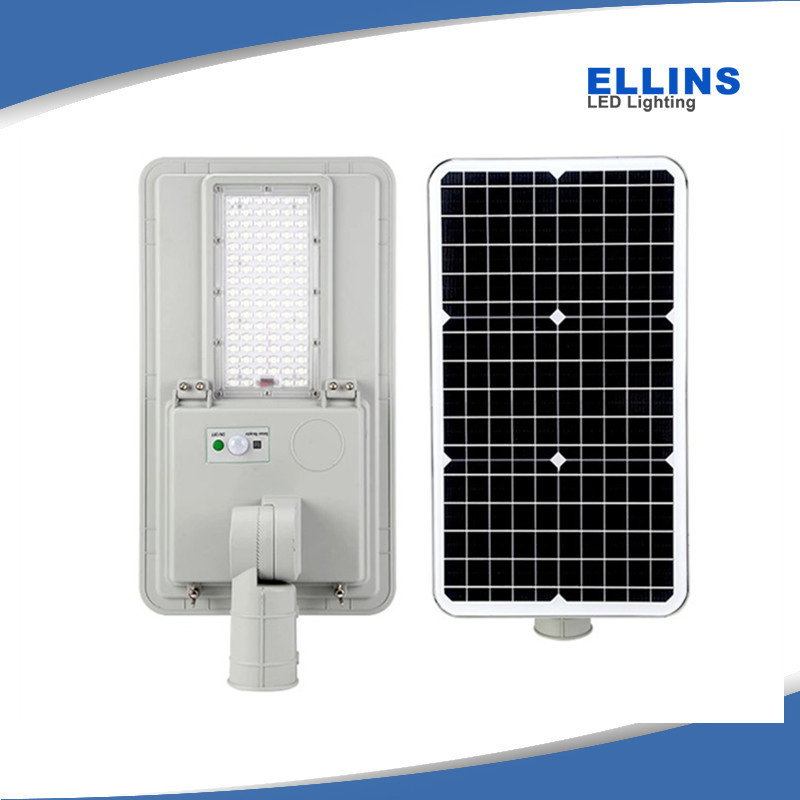 15W 20W 30W Iluminação Pública Solar Comercial com Poste