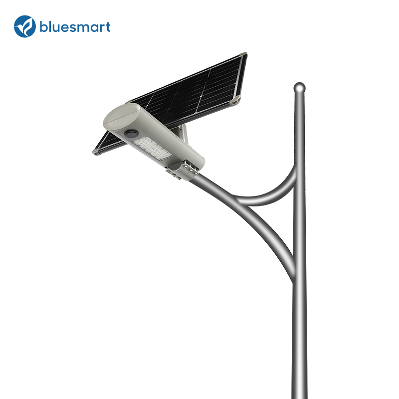2025 Lâmpada LED Solar de Rua Bluesmart para Exterior com Segurança