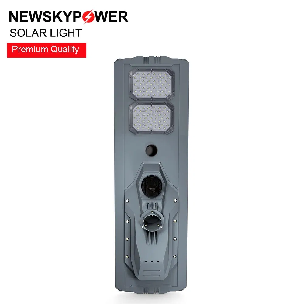 Sensor de Movimento de Câmera Preço Baixo Iluminação Pública Solar LED Super Brilhante de Alta Potência à Prova d'Água