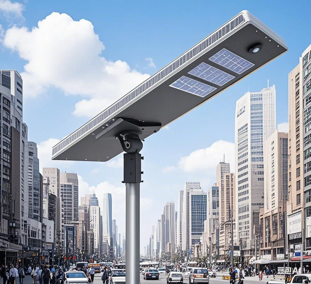 Produtos Inovadores OEM/ODM Iluminação Solar LED para Exterior, Iluminação Solar Economizadora de Energia Tudo-em-Um, Iluminação Solar de Rua LED, Iluminação Externa de Rua à Prova d'Água