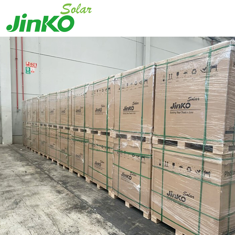 Solar Bifacial Panels Jinko Europe Warehouse N Type Neo Dual Glass Solar Panel