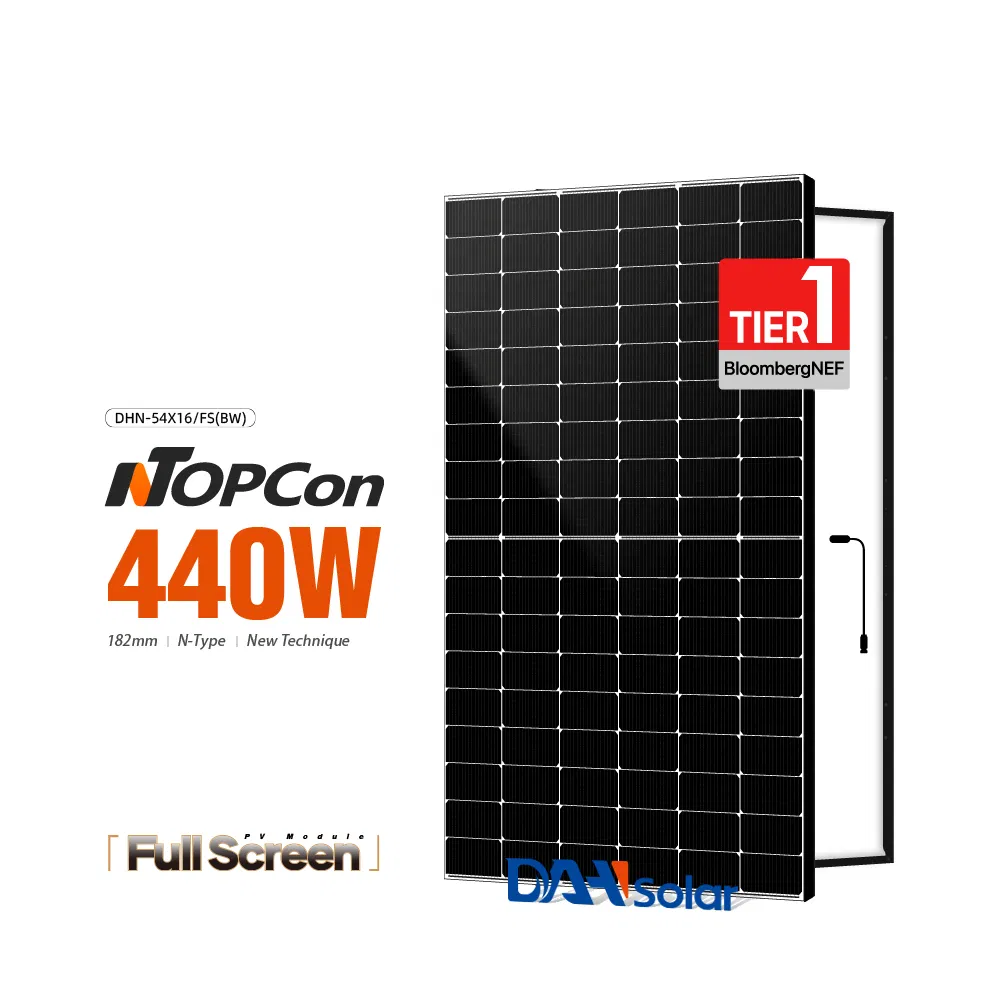 Factory 144 Half Cells Monocrystalline Solar Panels 440W 450W 500W Mono PV Module