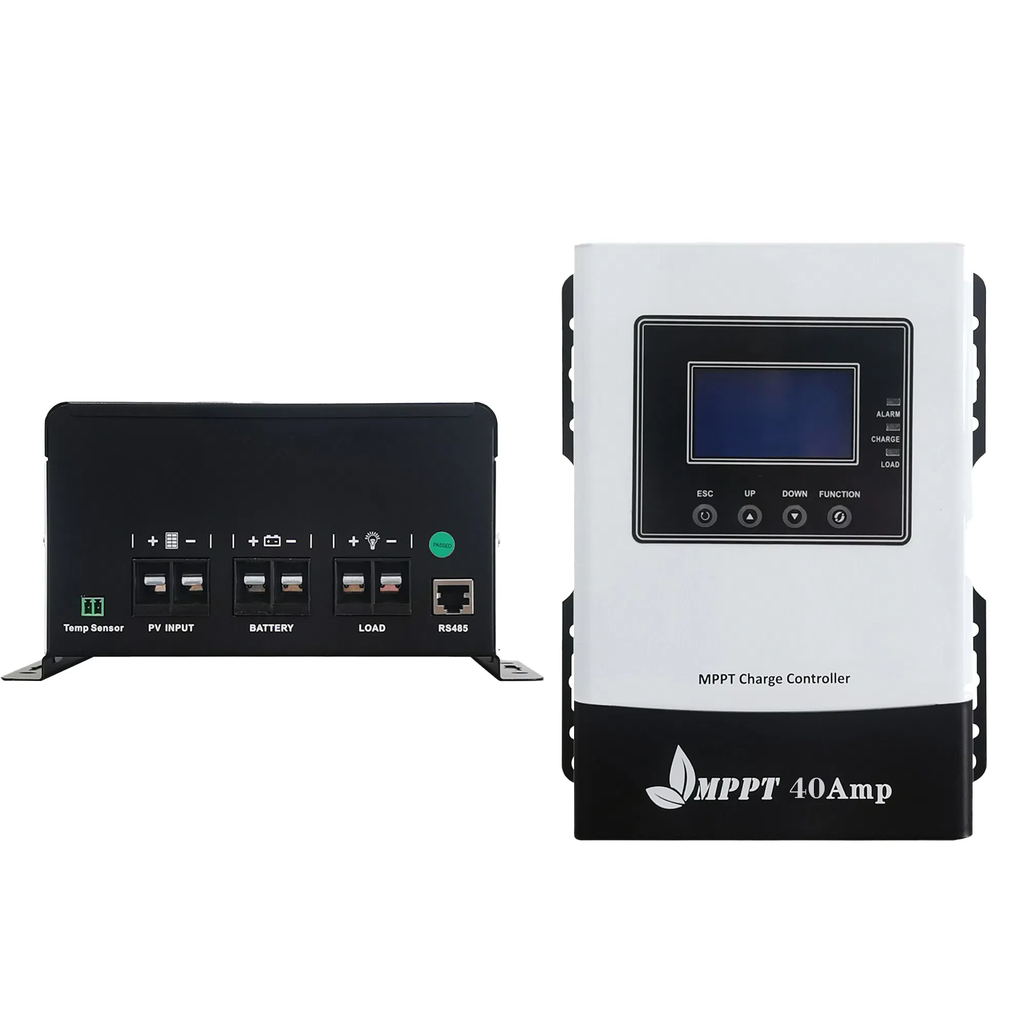 Custom 40A 12V/24V MPPT Solar Power Charger Controller with LCD Backlight Display