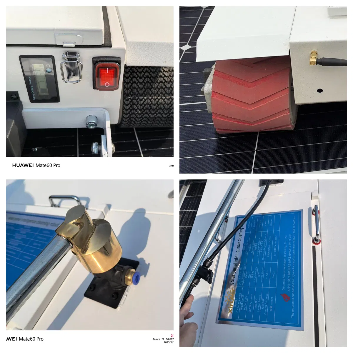 Hot Sell Advanced Photovoltaic Solar Panel Cleaning Robot