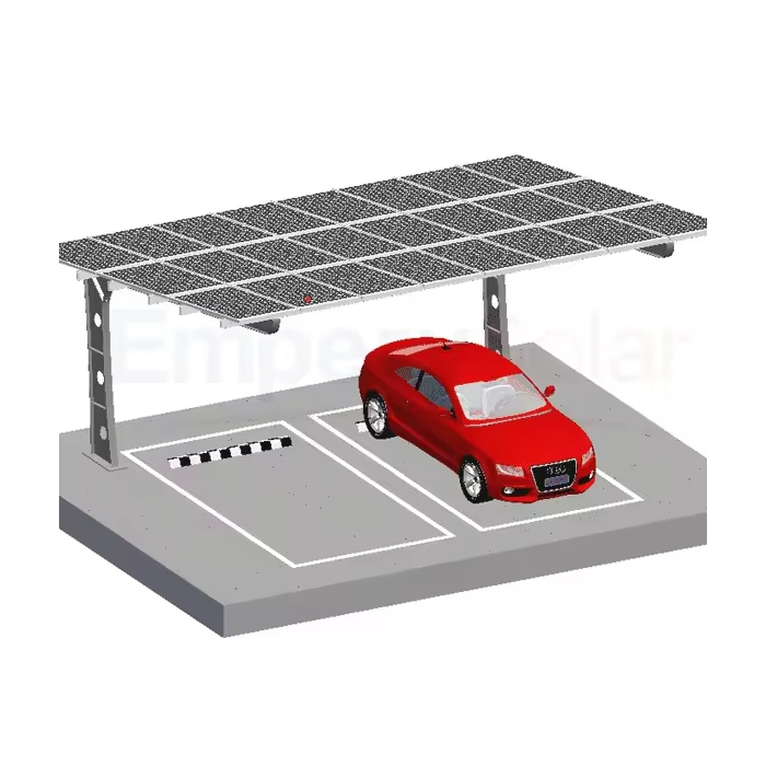 Waterproof Aluminium Solar Mounting System Carport Solar Carport Structures