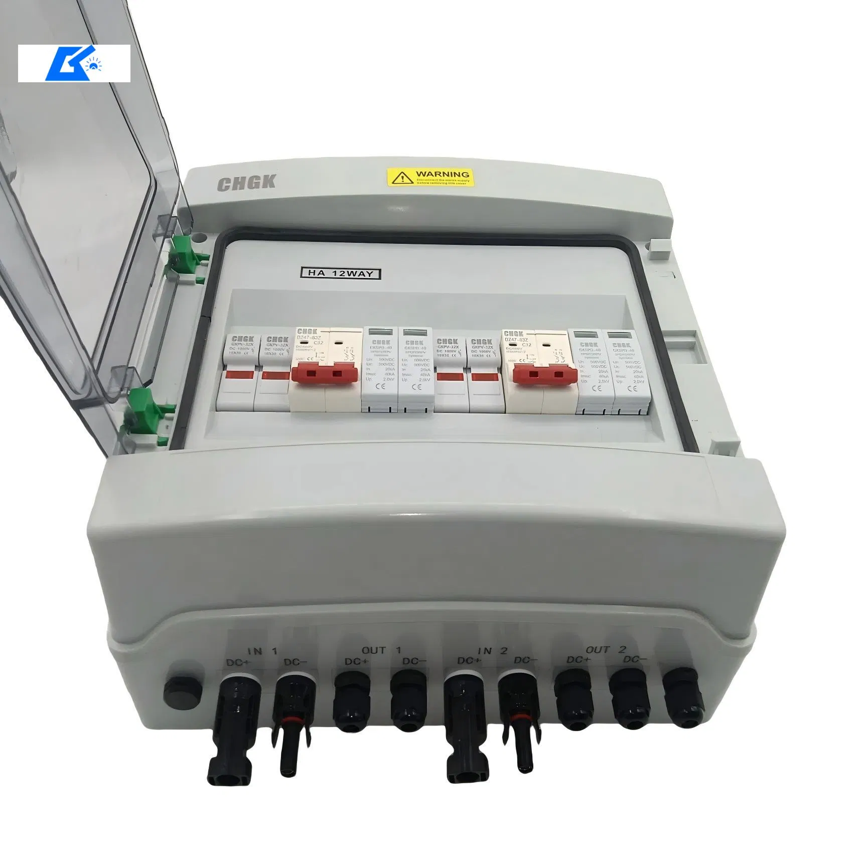 IP65 DC Solar Combiner Box for Solar Photovoltaic Energy Systems