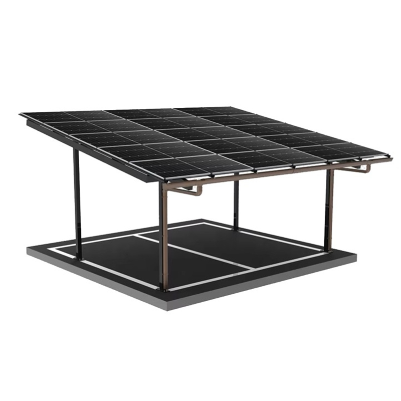 Sturdy Solar Customized Solar Carport Shed Structure Canopy Car Parking