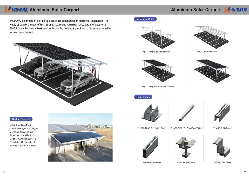 Aluminum Solar Carport