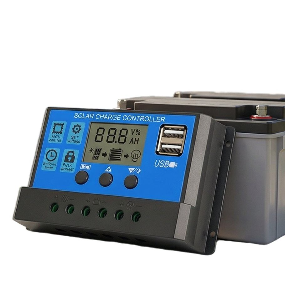 Power Station Temperature Compensation Adaptive MPPT off-Grid Solar Charge Controller