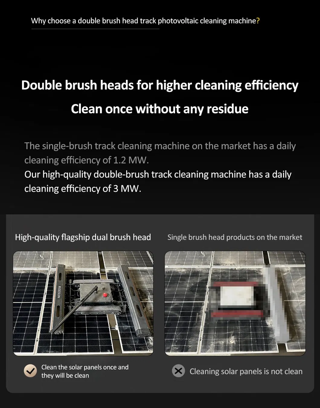 Photovoltaic cleaning robot 8