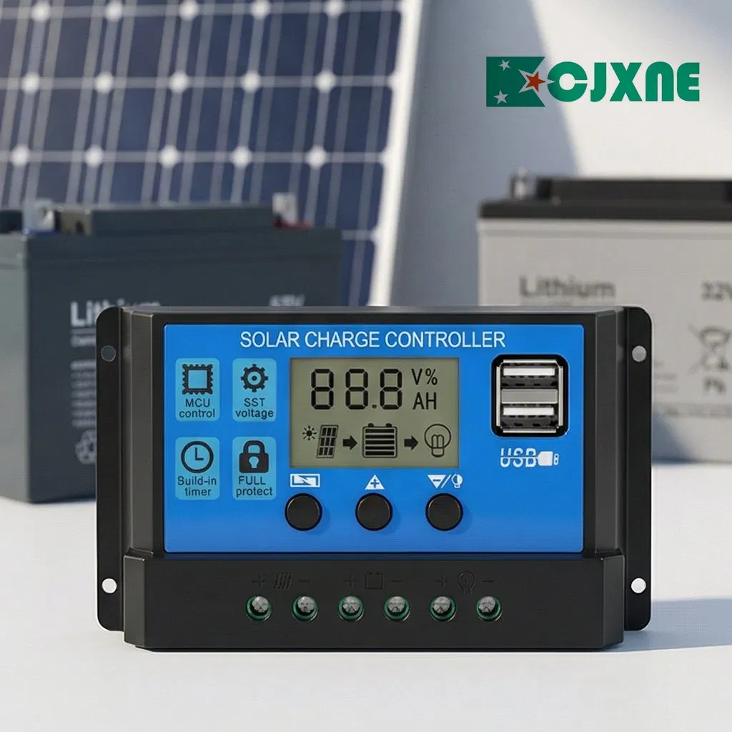 Power Station Temperature Compensation Adaptive MPPT off-Grid Solar Charge Controller