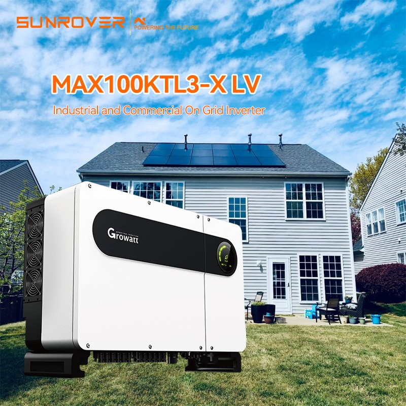 Grid-Tied Solar Growatt String 110kw Inverter Max 100-125ktl3-X LV