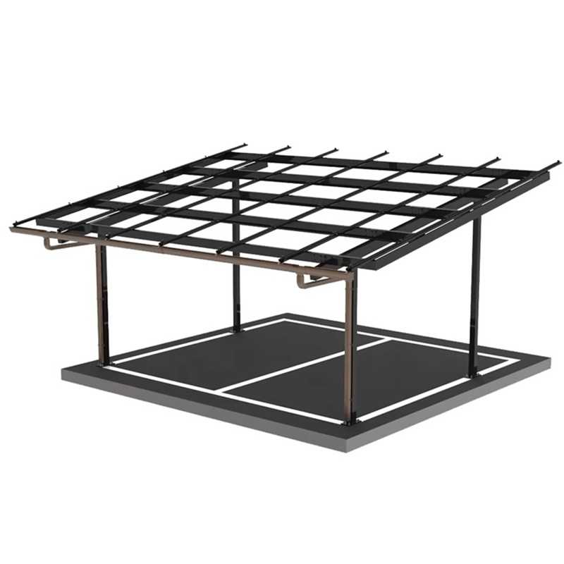 Sturdy Solar Customized Solar Carport Shed Structure Canopy Car Parking