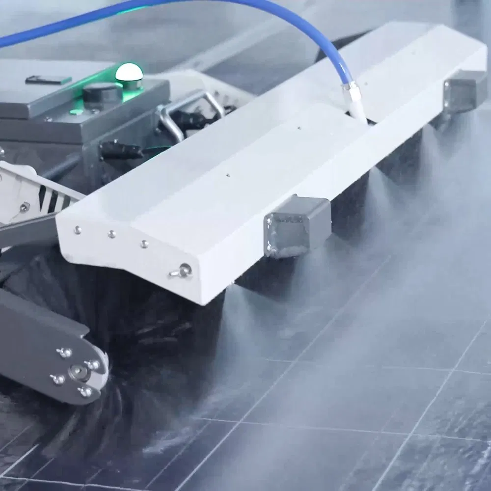 F-D1000 Highly-Efficient Track-Type Remote Control Solar Photovoltaic Panel Cleaning Machine Robot