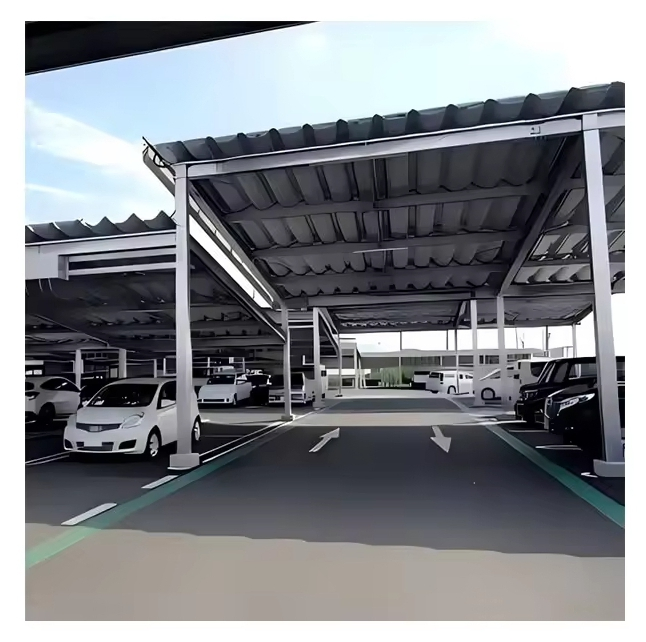 Easy Installation Carporting Mount Solar PV Racking Structure System Waterproof Carport