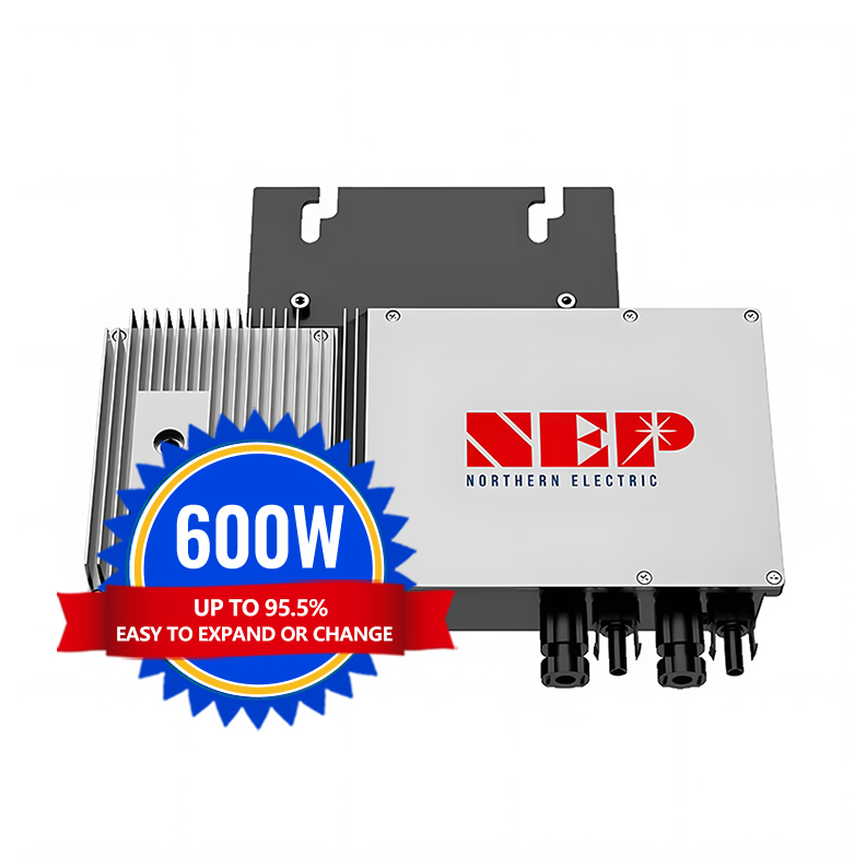 Top Sale Nep Solar Micro on Grid Inverter 120V 220V 300W 600W 800W 500W Mini Inverters for Us Market