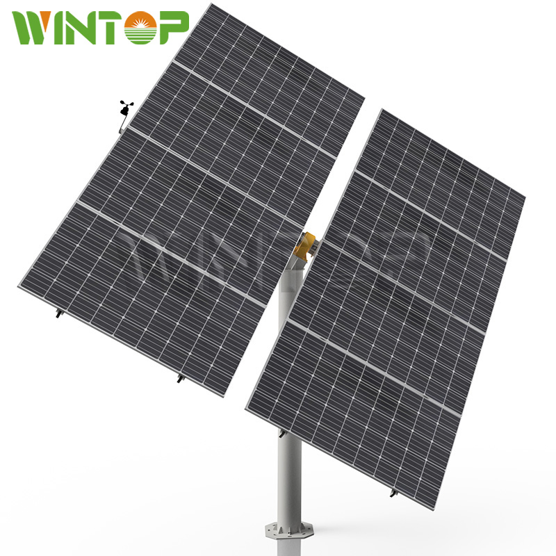 Surface Solar Tracking Bracket Single Axis Intelligent Solar Tracking System