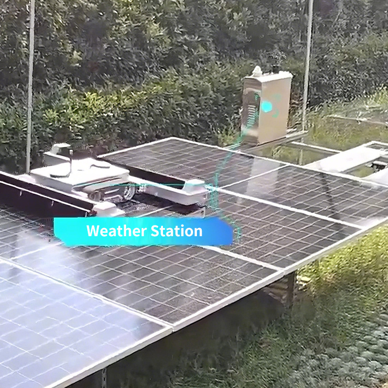Automatic Solar Panel Cleaning Robot for Photovoltaic Power Station Photovoltaic Panel Dust Removal Equipment