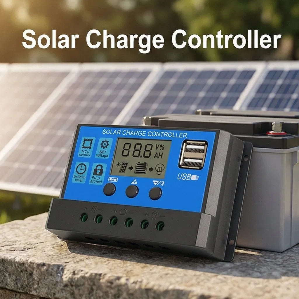 Cjxne Lead-Acid Battery High Efficiency MPPT Solar Panel Charger Controller 60A