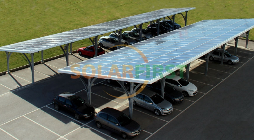 All Aluminum System Solar Carport Mounting Structure
