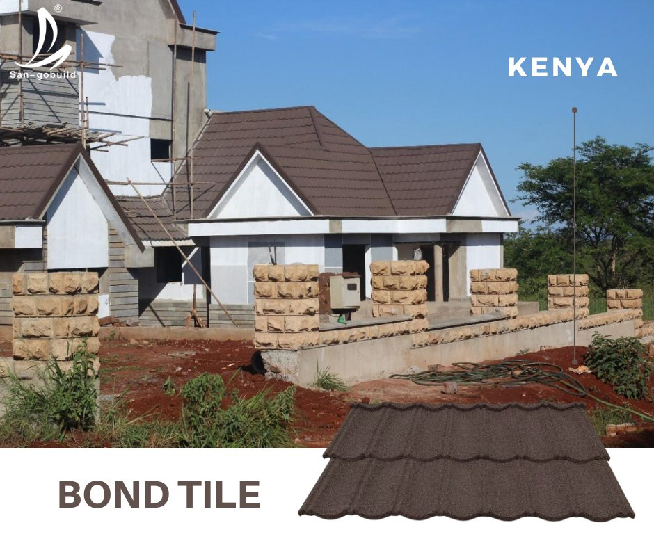 Kenya Types Iron Sheets Solar Roof Tiles Sheets Stone Coated Metal Roofing