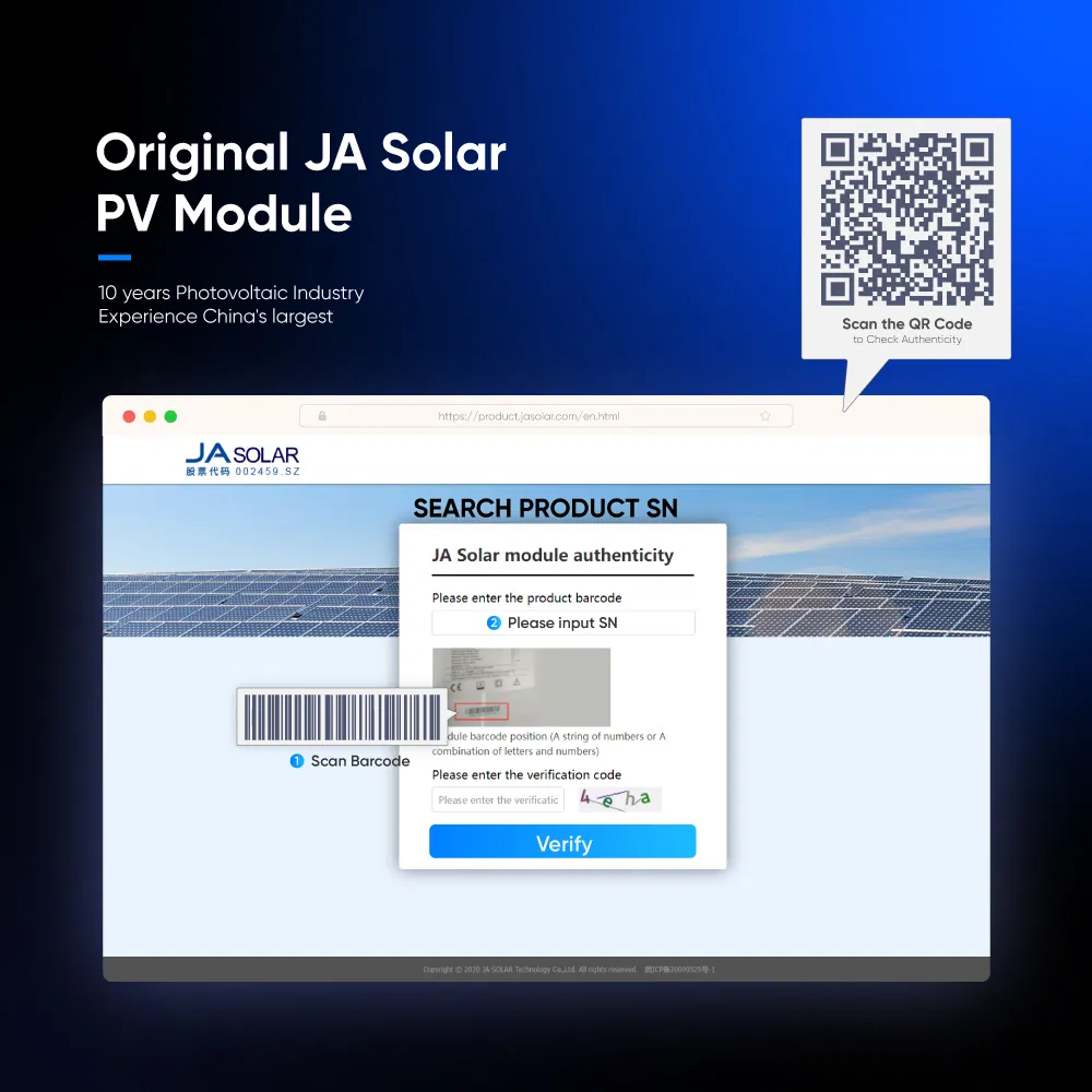 Ja Solar Power Electricity Panels 605W 610W 615W Double Glass Monocrystalline PV Module