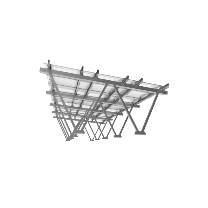 Modern Design Home Carport Solar Panel Mounting System Aluminum Photovoltaic Car Parking Structures