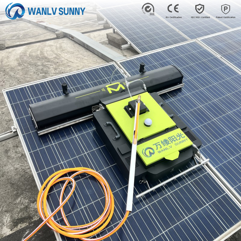 Anti-Dropping Solar Panel Cleaning Equipment Photovoltaic Robot Cleaner Dedicated to PV Plants