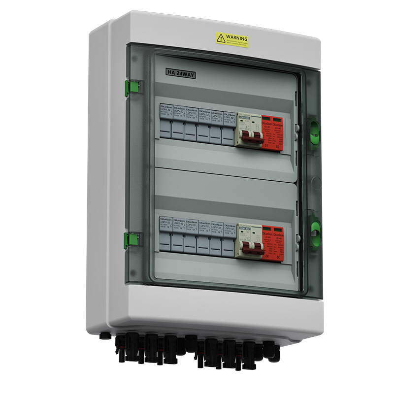 1/2/3/4 Strings Array 16A 500V 1000V 1500V DC Solar PV Combiner Box for Solar System