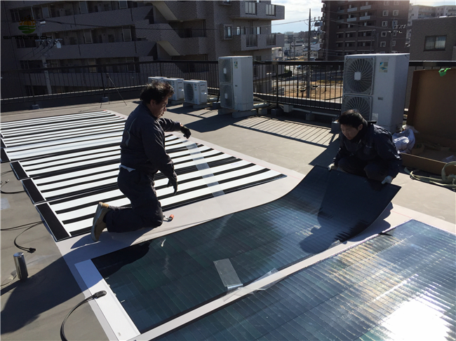 240W Thin-Film BIPV (Building Integrated PhotoVoltaic) Modules (FLEX-03M-240W)