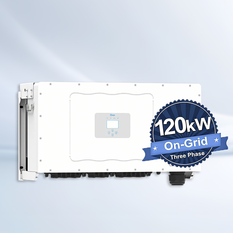 Deye High Efficiency Solar Power Inverter 120kw 136kw 8MPPT Zero Export Three Phase String Variable Frequency Inverter for Home