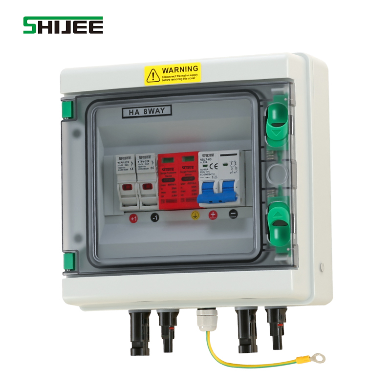 Shijee High Quality Suzhou Solar Panel Junction Box Connection Unit PV DC Photovoltaic Combiner Box