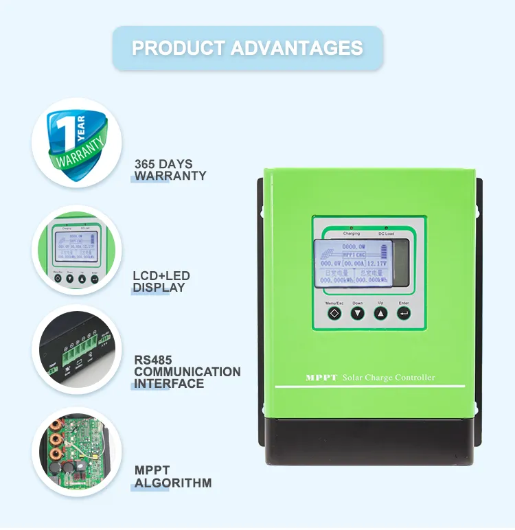 MPPT Solar Charge Controller View 2