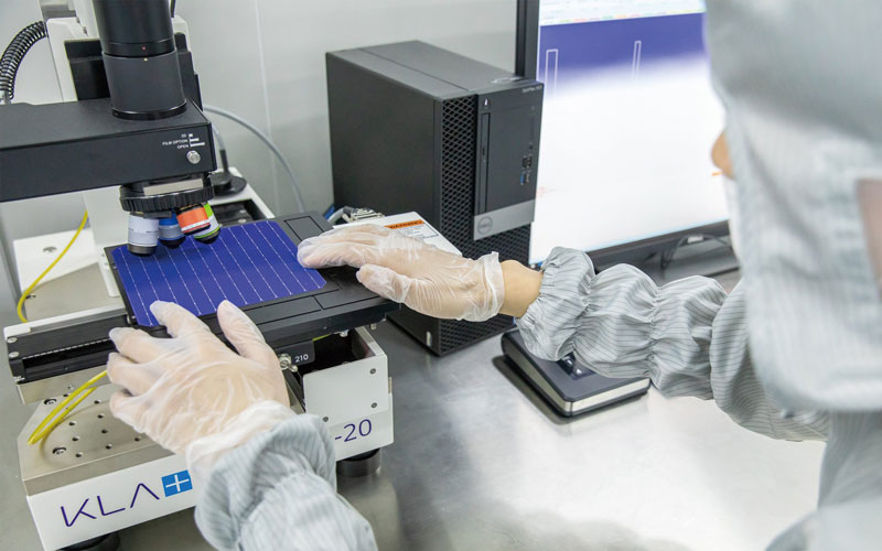 Anhui Ran Solar manufacturing facility and solar panel production line