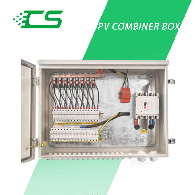 Cncsgk 16 in 1 out IP65 PV Junction Box 1000V 1500V 2 3 4 6 8 12 16 24 Strings DC Solar Array PV Combiner Box for Solar Panel