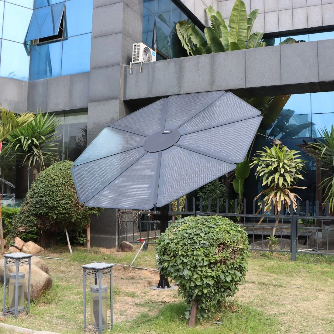 New Designed Sunflower Shape Panel Solar Power System Solar Energy System with Lithium Battery for Home Solar Tracking System