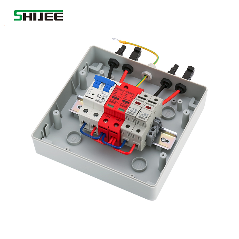 Shijee High Quality Suzhou Solar Panel Junction Box Connection Unit PV DC Photovoltaic Combiner Box