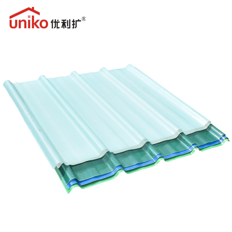 Flexible Corrugated or Flat Clear Translucent Fiberglass FRP GRP Sunlight Roofing Sheets
