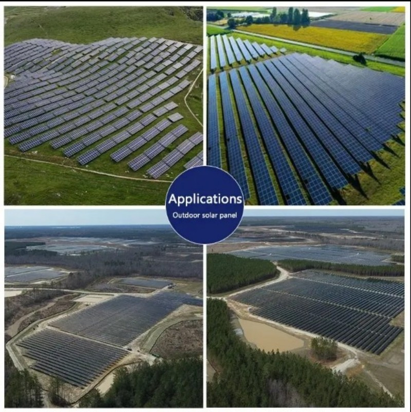 Wholesale 480W Bifacial Dual Glass Solar Photovoltaic Panel