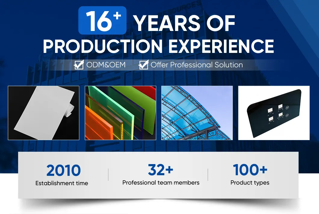 Flexible Anti Crack Hard-Coated Acrylic Sheet