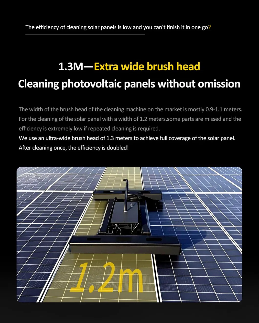 Photovoltaic cleaning robot 9