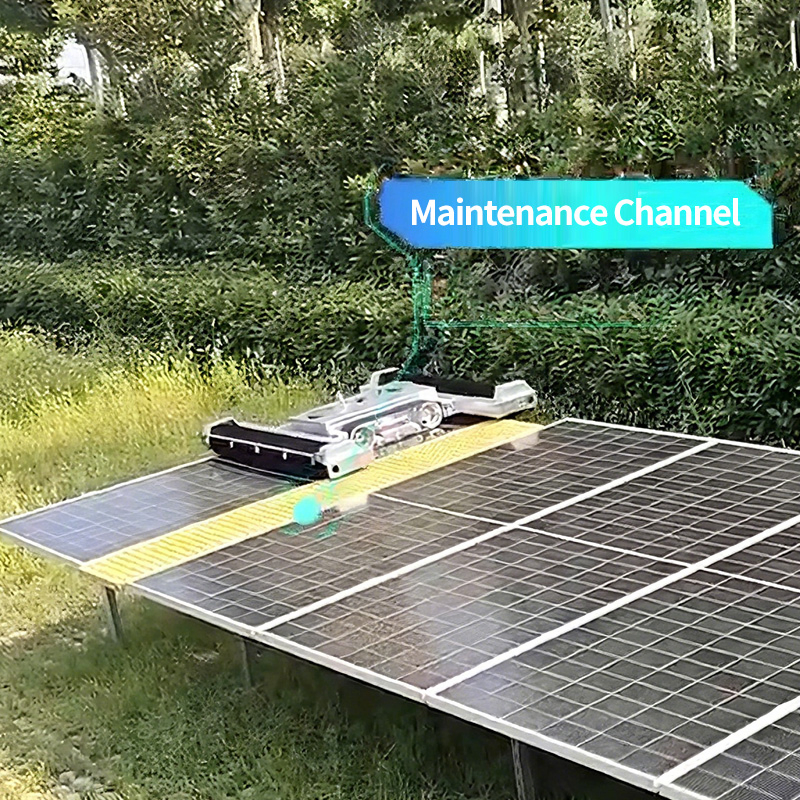 Automatic Solar Panel Cleaning Robot for Photovoltaic Power Station Photovoltaic Panel Dust Removal Equipment