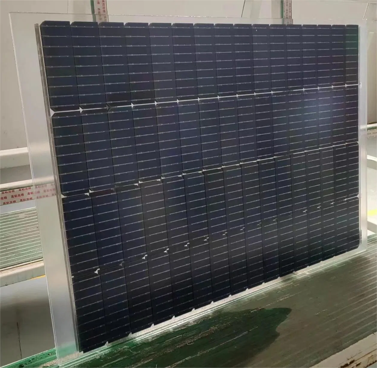 High Efficiency 170W Bifacial Solar Panel Dual Glass Transparent 200W 360W