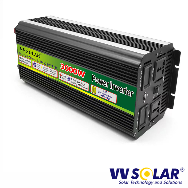2025 Hot Sale 3000W Grid Tie Solar Inverter MPPT Pure Sine Wave Micro Inversor DC12-24V PV Input AC120V/220V for 36V Solar Panel Home System